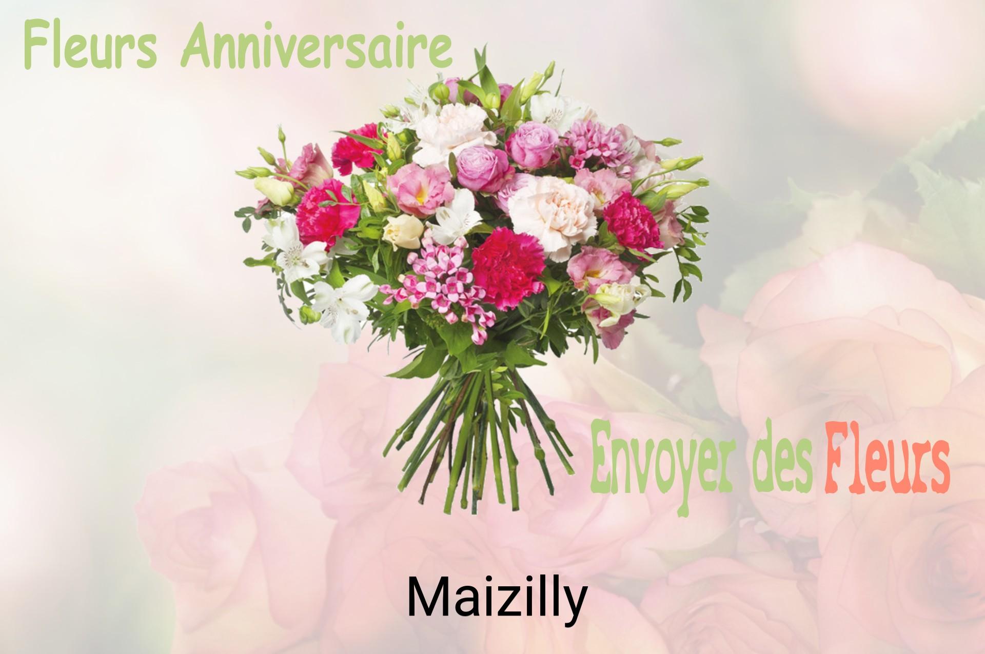 Bouquet de fleurs d’anniversaire livré à Maizilly